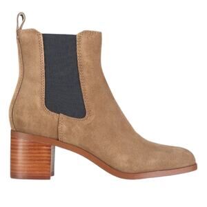 NWOT Steve Madden Rockwell Chelsea Booties in Cognac Suede – Sz 9